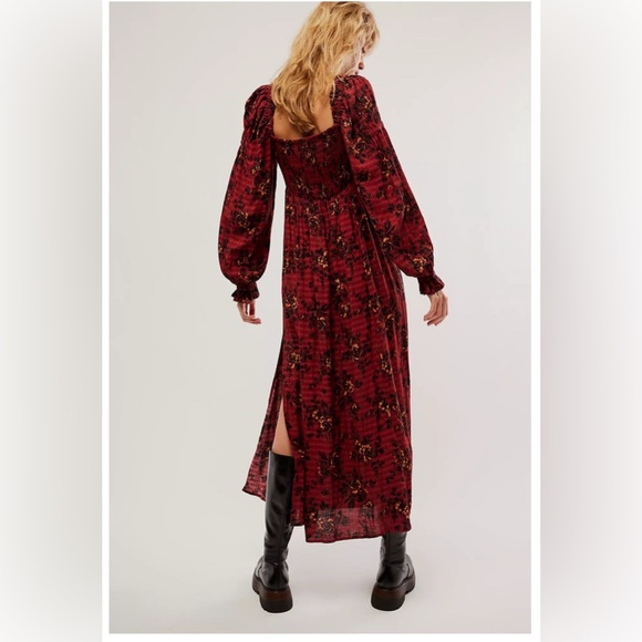 free people JAYMES midi dress . - Picture 7 of 8